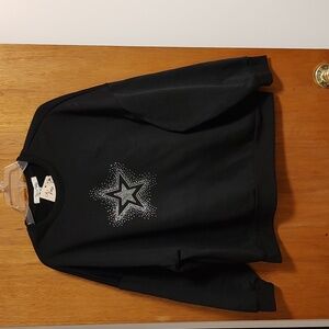 Ladies Vine And Valley Black Sweatshirt Size Medium